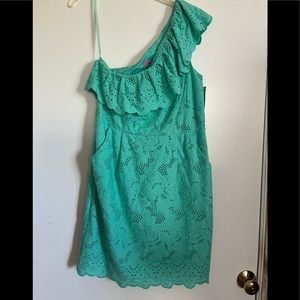 NWT Eliza J eyelet dress 10